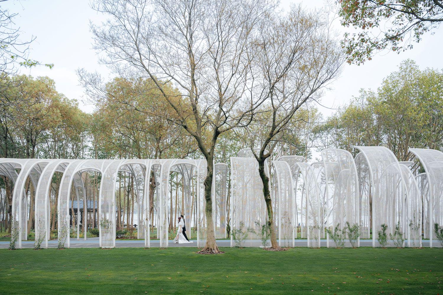 Wutopia Lab, naturaleza, Emerald Screen Pavilion