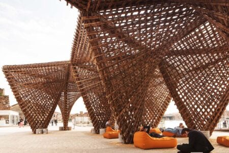 Bamboo Stalactite. Bienal de Arquitectura de Venecia 2018. Võ Trọng Nghĩa Architects. Arquitectura sostenible