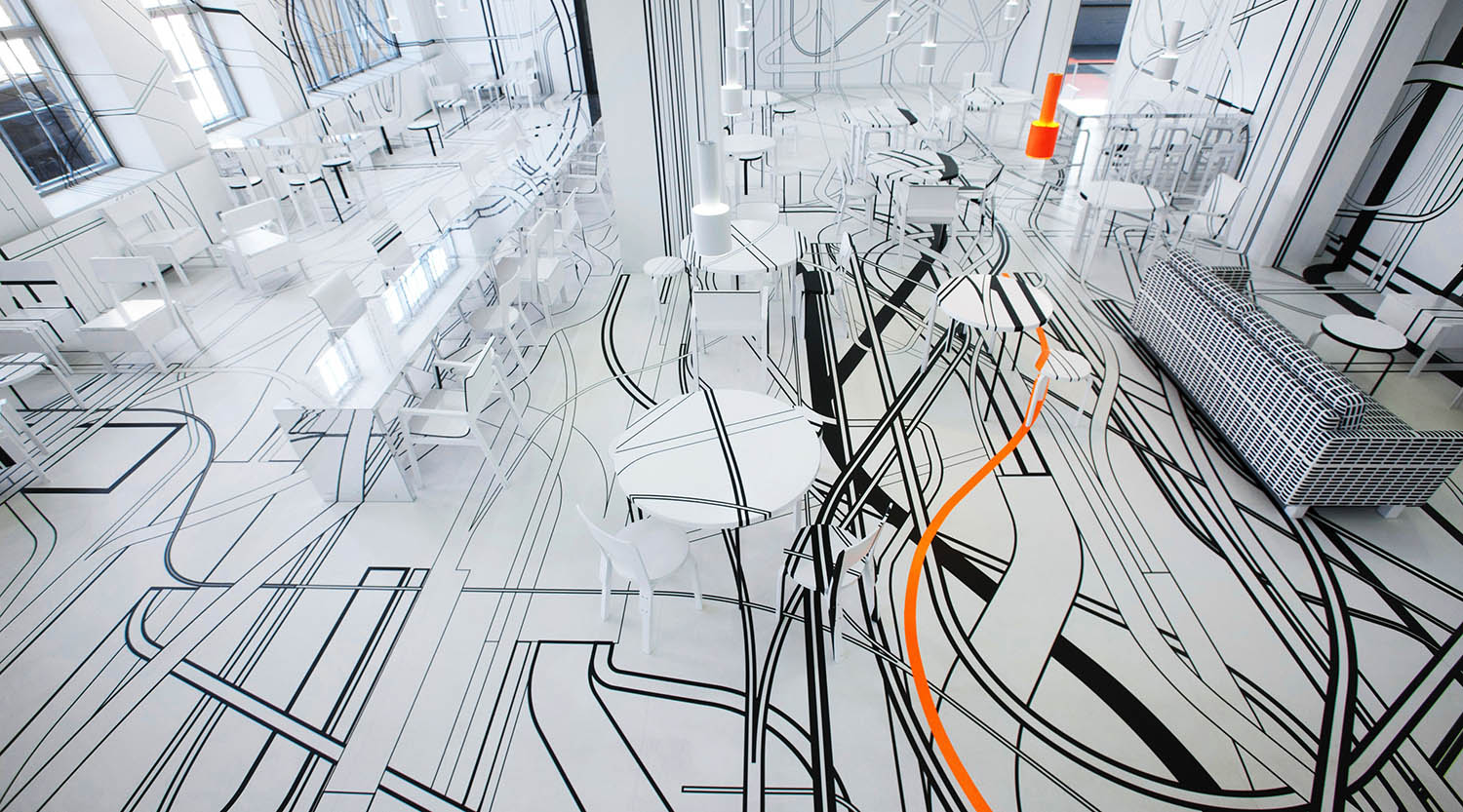 Nothing Happens for a Reasonl. Logomo, Turku. Tobias Rehberger