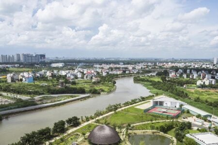 Diamond Island Community Hall. Võ Trọng Nghĩa Architects. Arquitectura sostenible