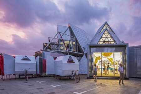 People’s Station Birds Eye. People's Architecture Office (PAO). Foto: @Zhu Rui