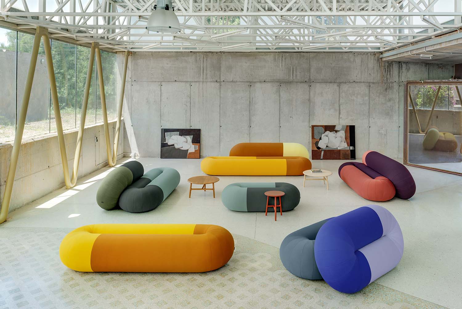 Loop Sofa. Raw Color. Sancal. Diseño en Países Bajos