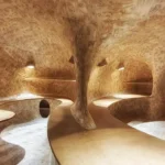 Oficina cueva. Javier Senosiain. Arquitectura orgánica