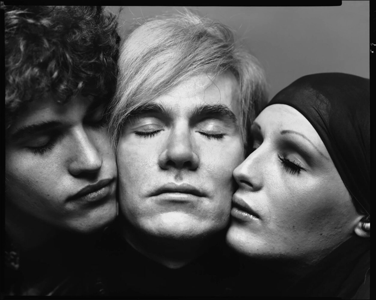 Andy Warhol, Jay Johnson y Candy Darling. Richard Avedon