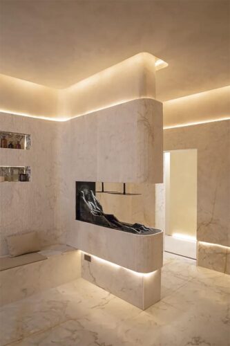 Zona de estar. Pablo Sánchez. Espacio Gómez Grau. Casa Decor 2024