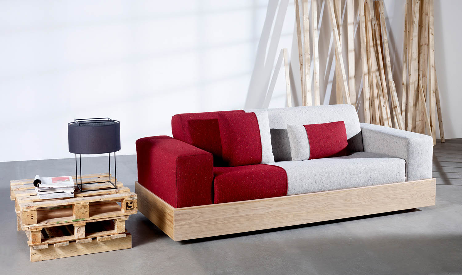 Palet Sofa. Stone Designs. Goher. Diseño español