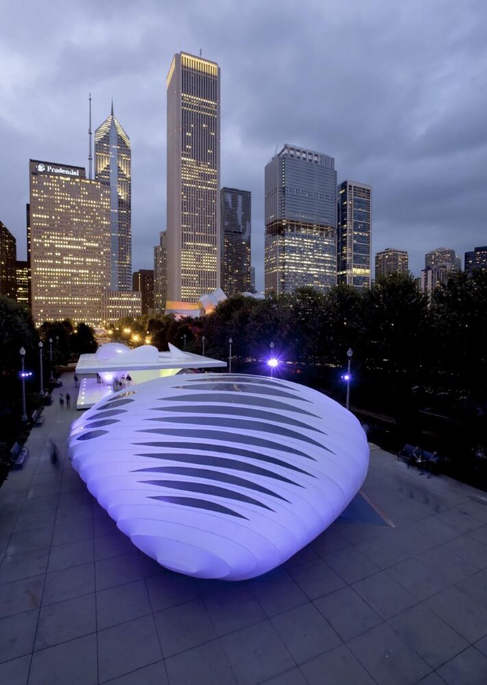 Burnham Pavillion. Zaha Hadid