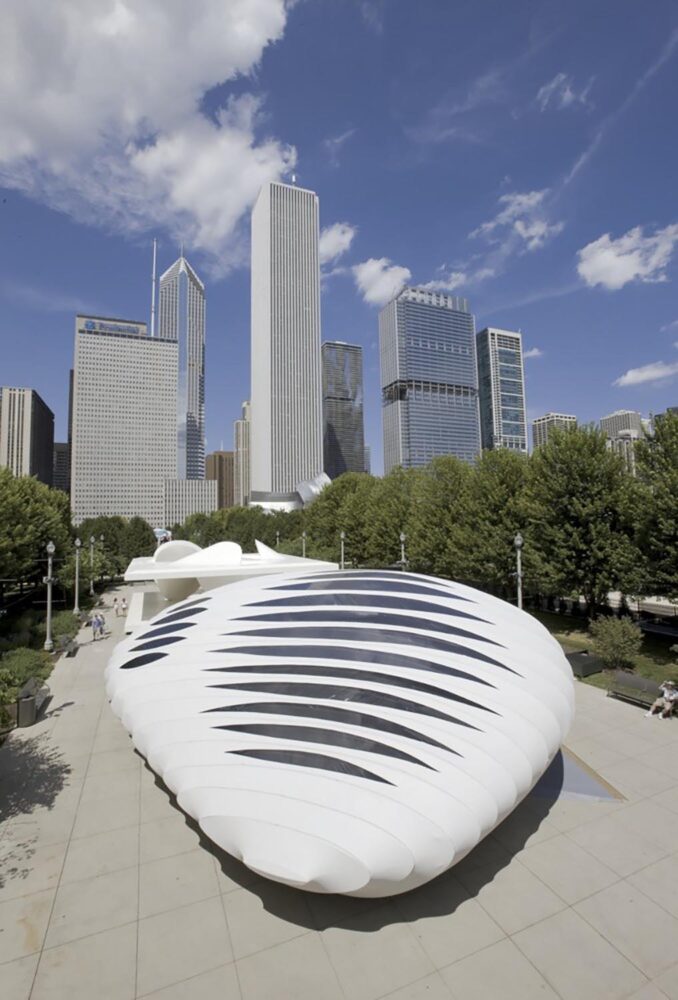 Burnham Pavillion. Zaha Hadid