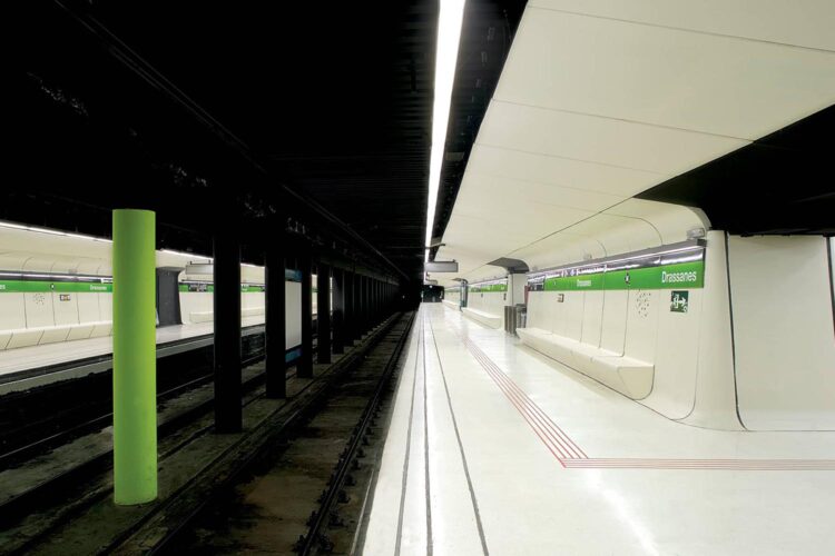 Estación de Drassanes TMB. On-A