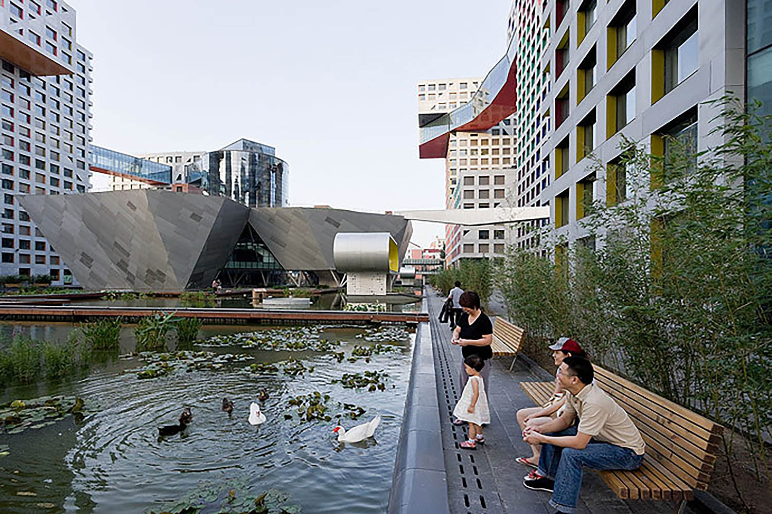 Linked Hybrid. Steven Holl Architects