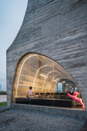 pastelería, Tailandia, catedral de hormigón, TOUCH architect
