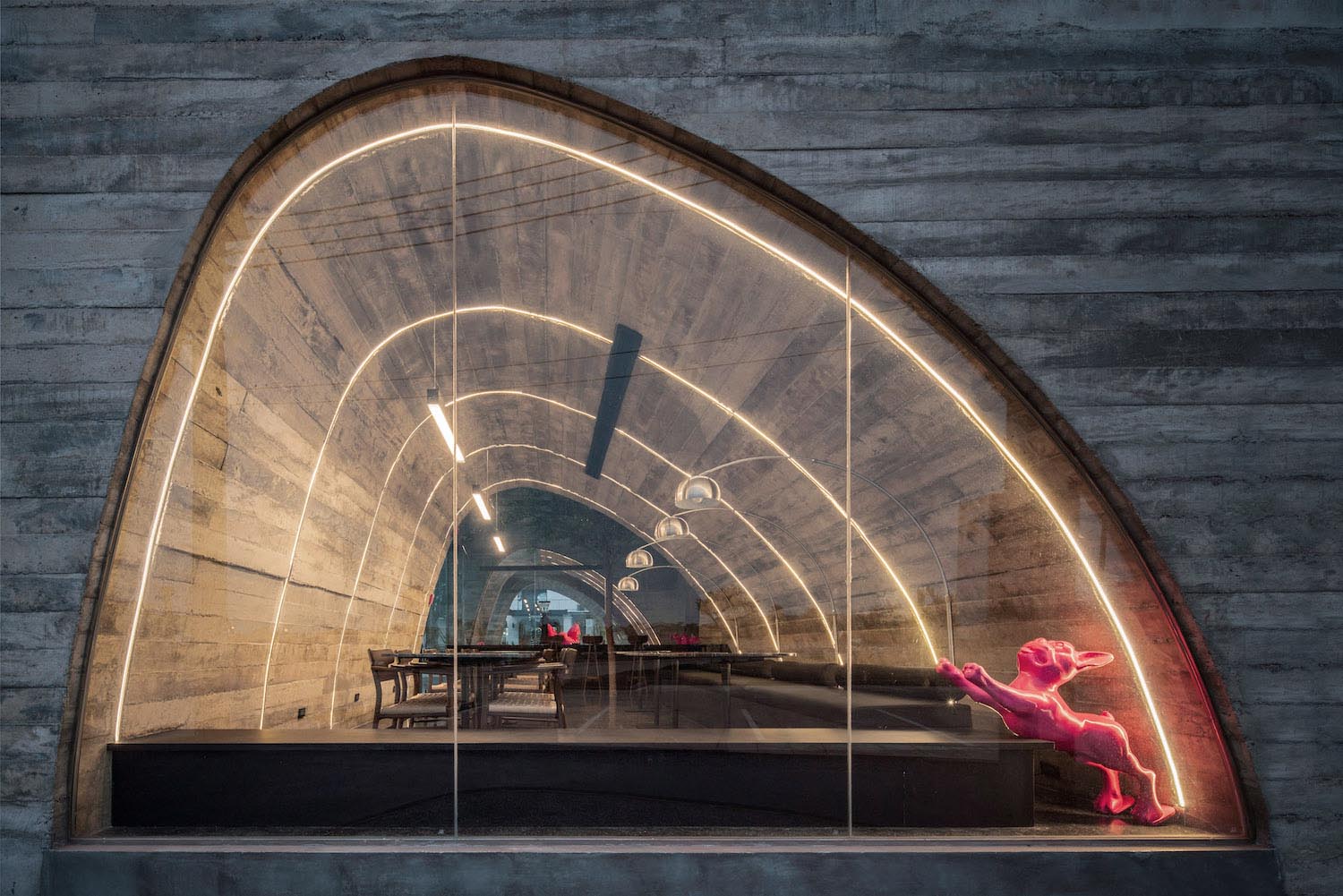 pastelería, Tailandia, catedral de hormigón, TOUCH architect