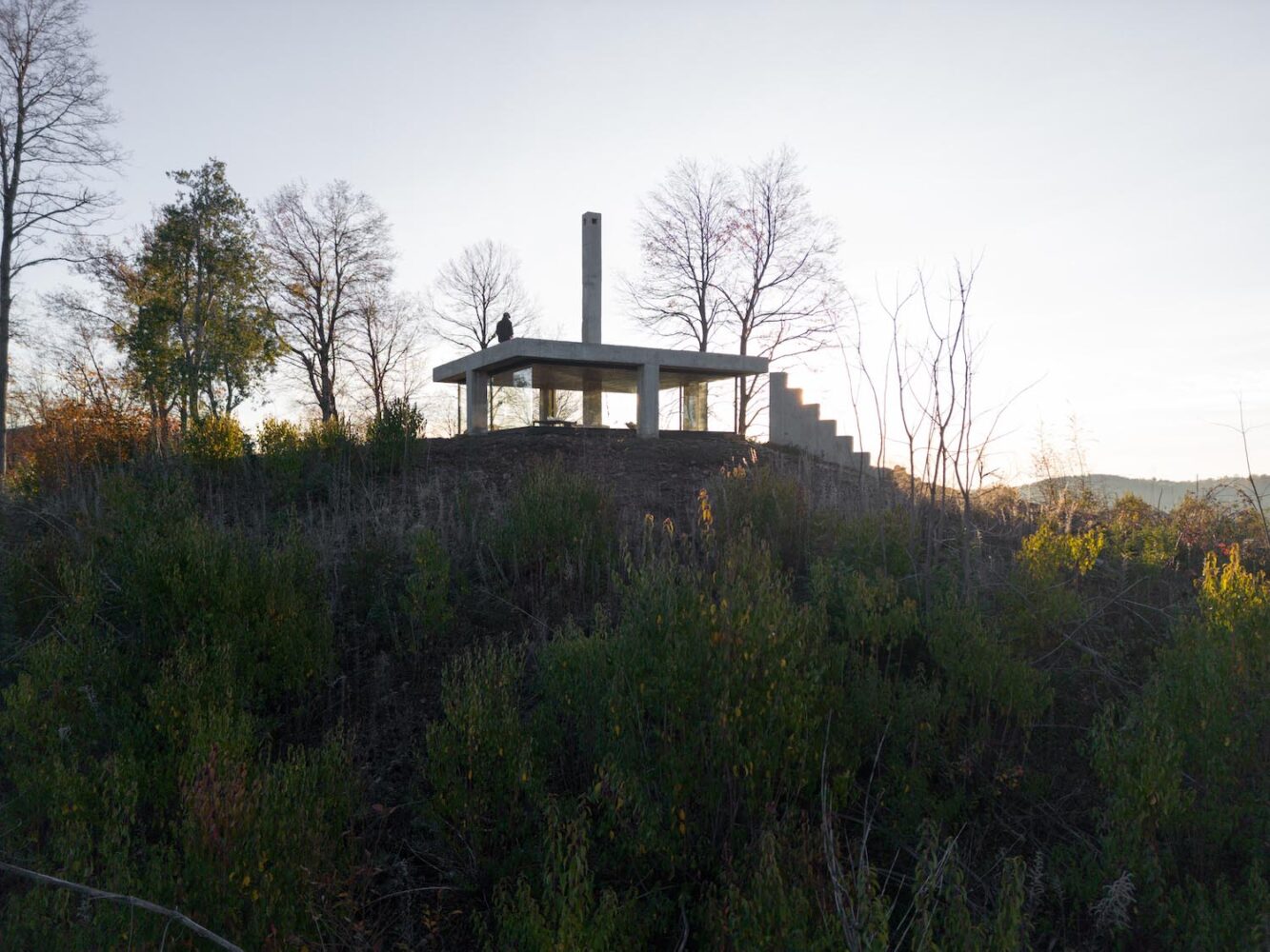 pezo von ellrichshausen, arquitectura de hormigón, pabellón rosa, arquitectura pura, Chile