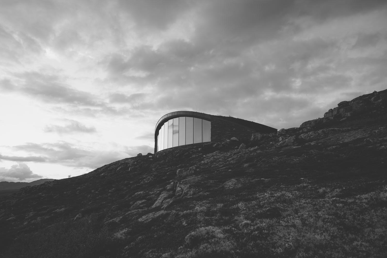 Refugio, Hovdenuten, paisaje, Aksent arkitekter