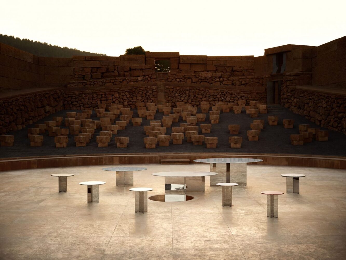UniFor, Andromeda, mobiliario espejado, teatro, teatro Andromeda