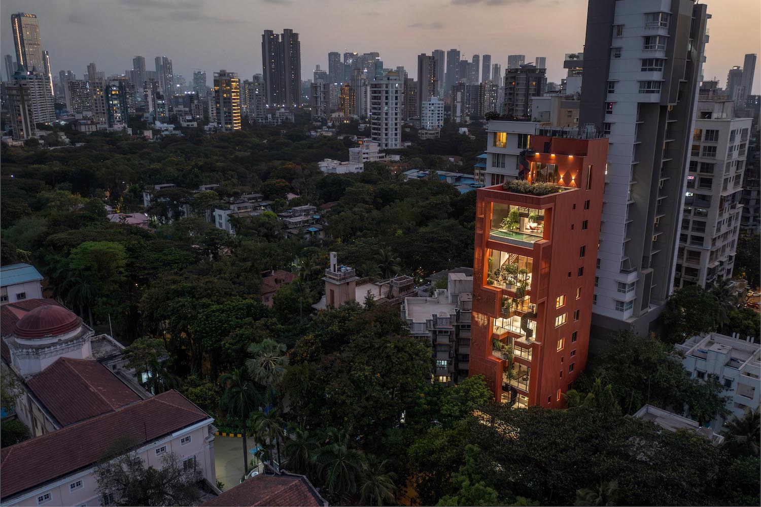 arquitectura vertical, Sarvasva Tower, Mumbai
