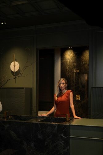 Espacio diseñado por el estudio de interiorismo Cristina Puerta para Neolith en Marbella Design 2024