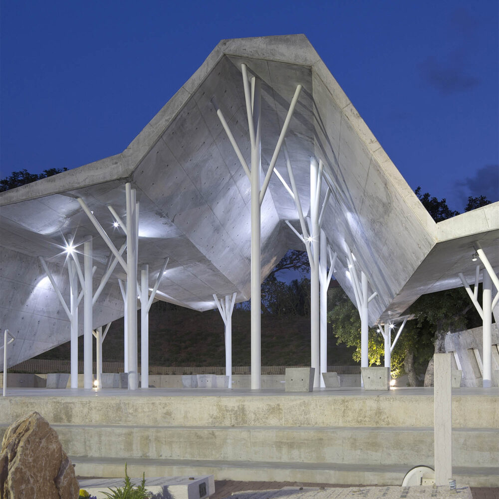Ron Shenkin. Open Sided Shelter Gathering
