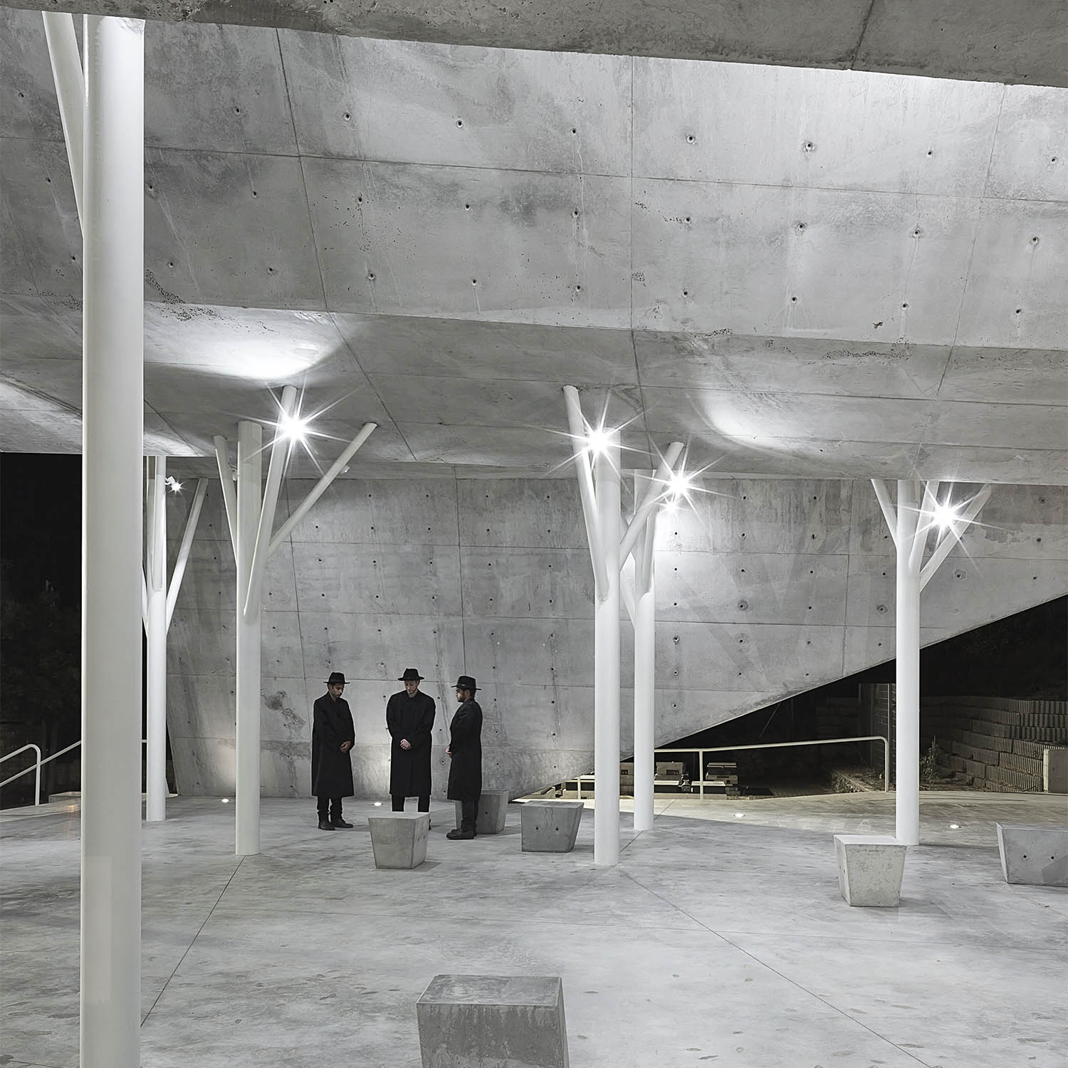 Ron Shenkin. Open Sided Shelter Gathering