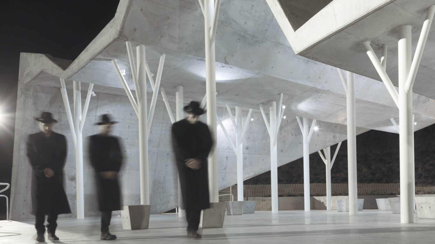 Ron Shenkin. Open Sided Shelter Gathering