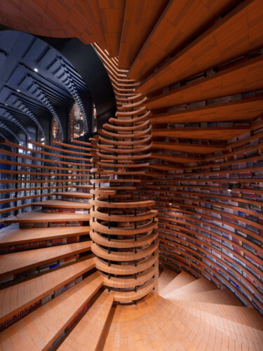 X+Living, biblioteca, Tianjin Zhongshuge