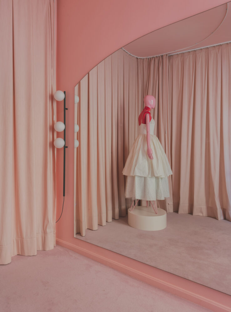 rosa, minimalismo, Memphis, madridmanso, copaia estudio
