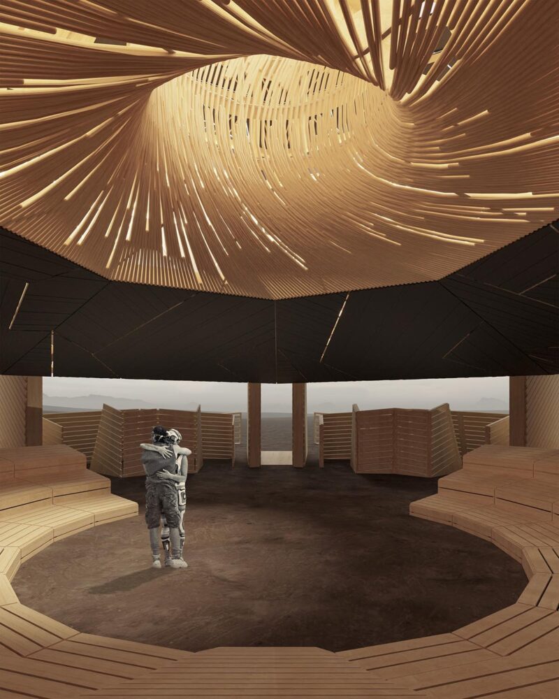 Temple of the Deep. Miguel Arraiz. Burning Man Festival 2025