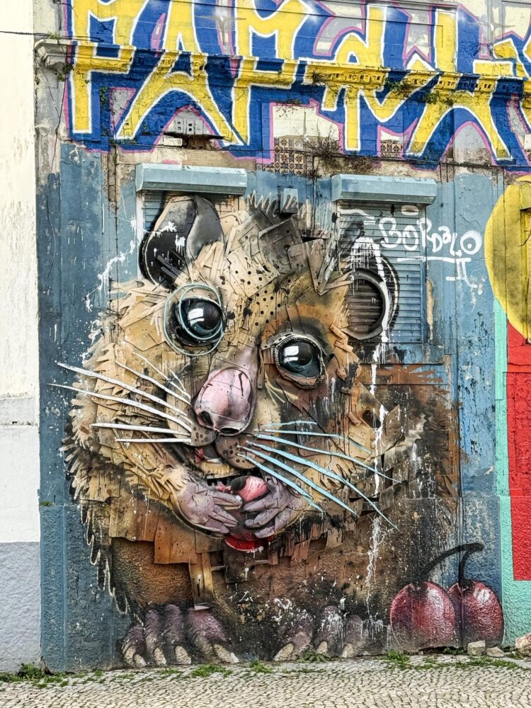 Bordalo II, trash art, Lisboa