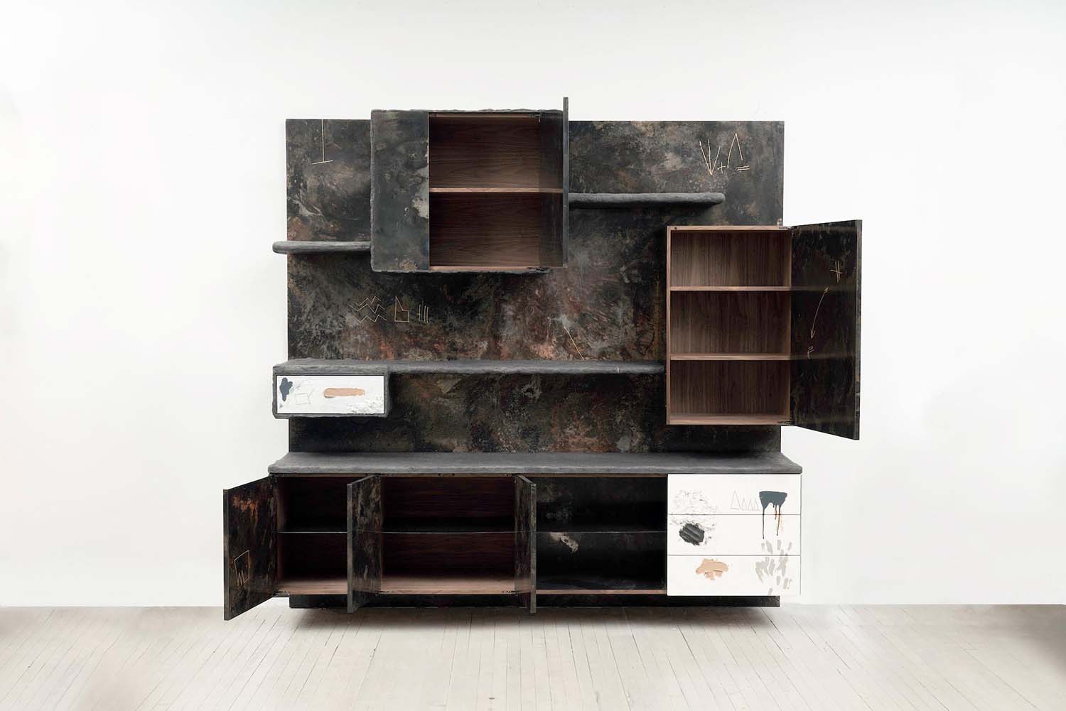 Concrete and Steel Unit for Living. Stefan Rurak. Diseñadores americanos de mobiliario