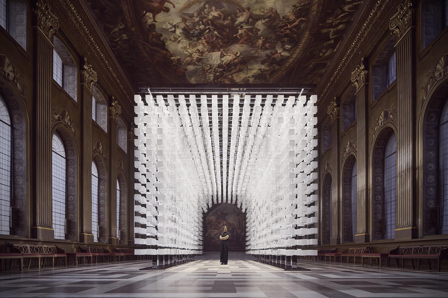 Duo. Melek Zeynep. Greenwich Painted Hall. London design Festival 2024