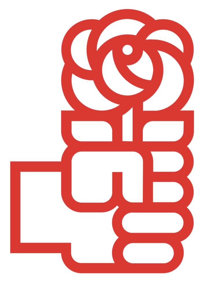 Isotipo PSOE. Cruz Novillo