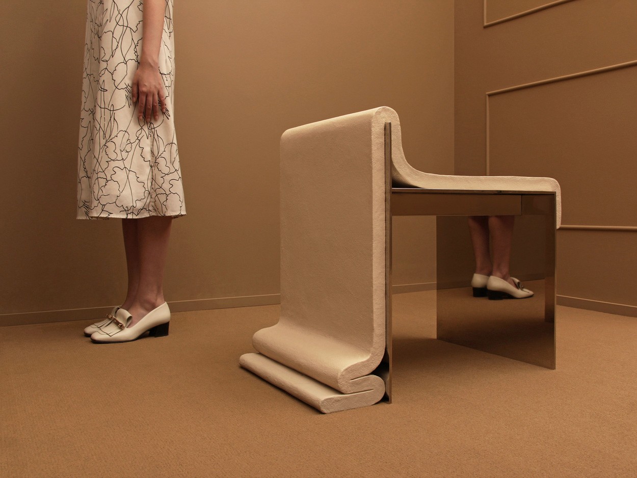 Concrete Melt Chair. Bower Studios. Diseñadores americanos de mobiliario