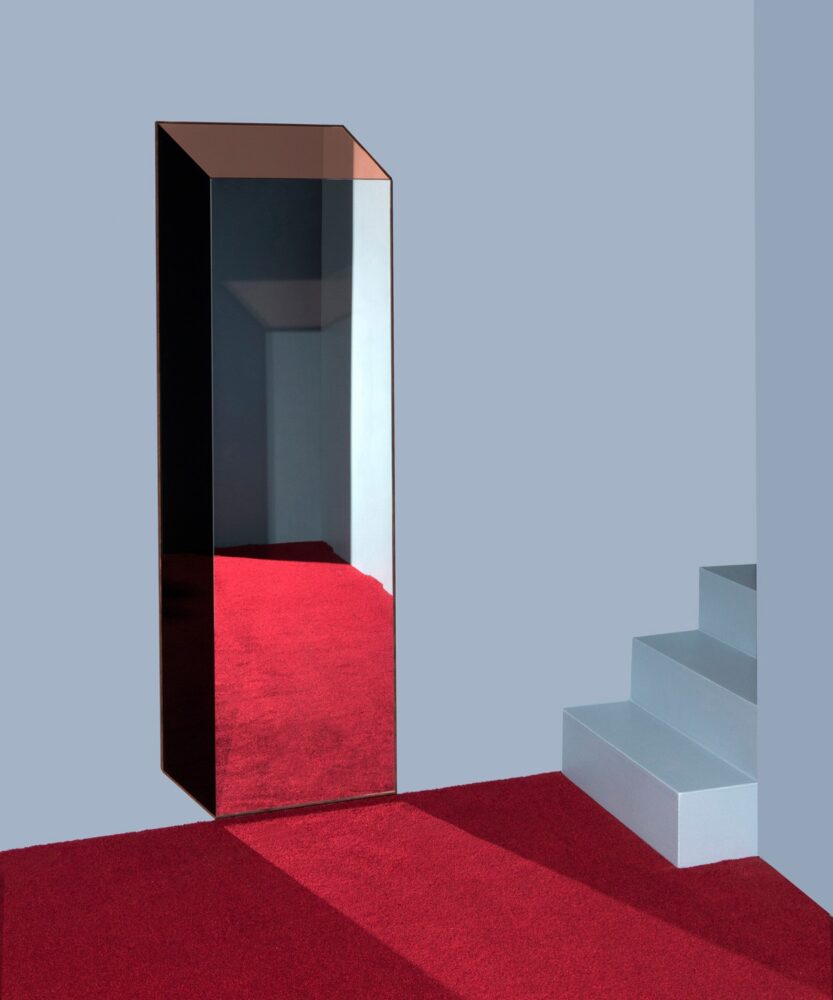 Cuboid Mirror. Bower Studios. Diseñadores americanos de mobiliario