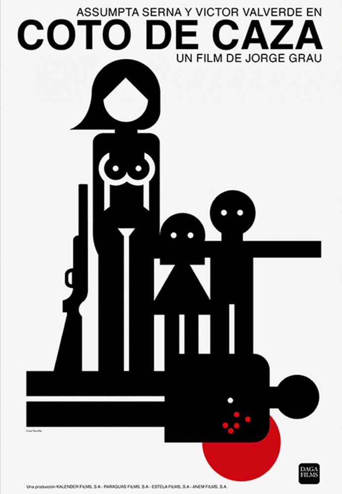 Cartel Coto de Caza. Cruz Novillo