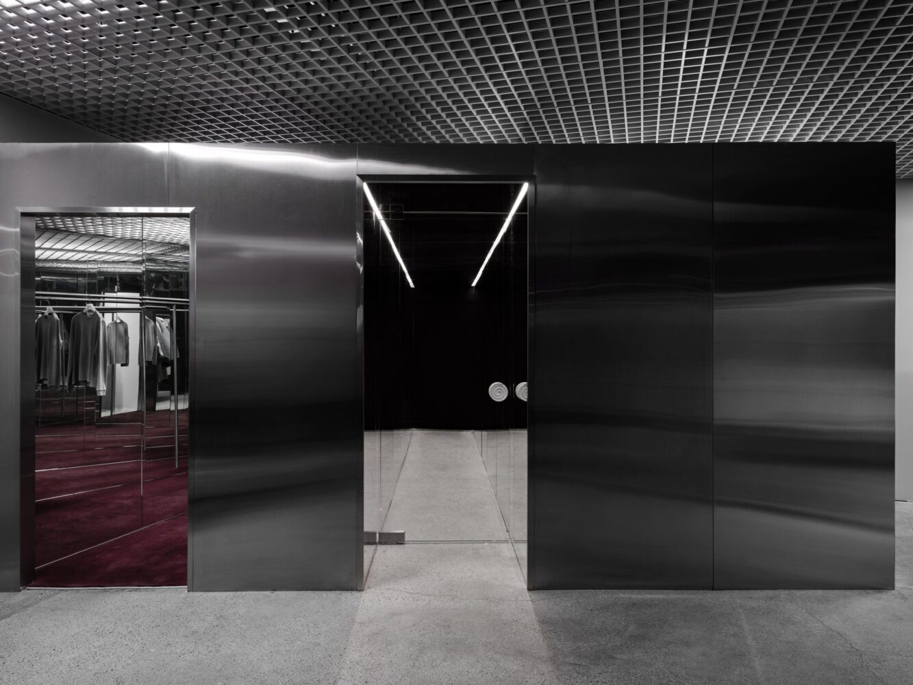 tienda de ropa, deconstructivismo, 22RE