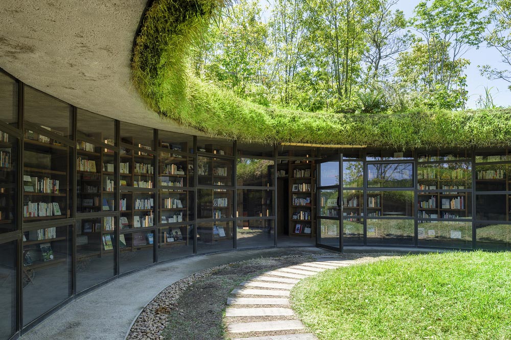 biblioteca, Hiroshi Nakamura & NAP, arquitectura enterrada