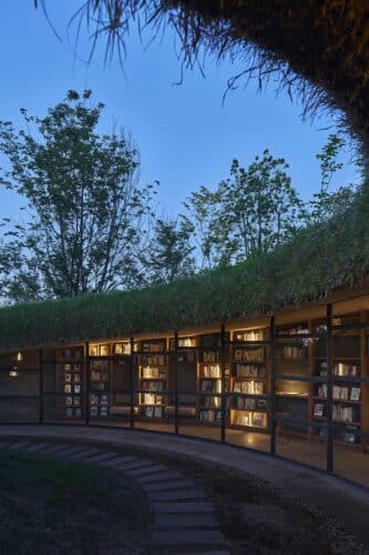biblioteca, Hiroshi Nakamura & NAP, arquitectura enterrada