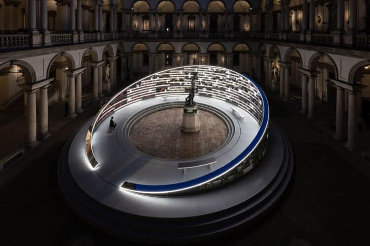 Library of Light. Es Devlin. Picacoteca de Brera. Fuorisalone. Milan Design Week 2025