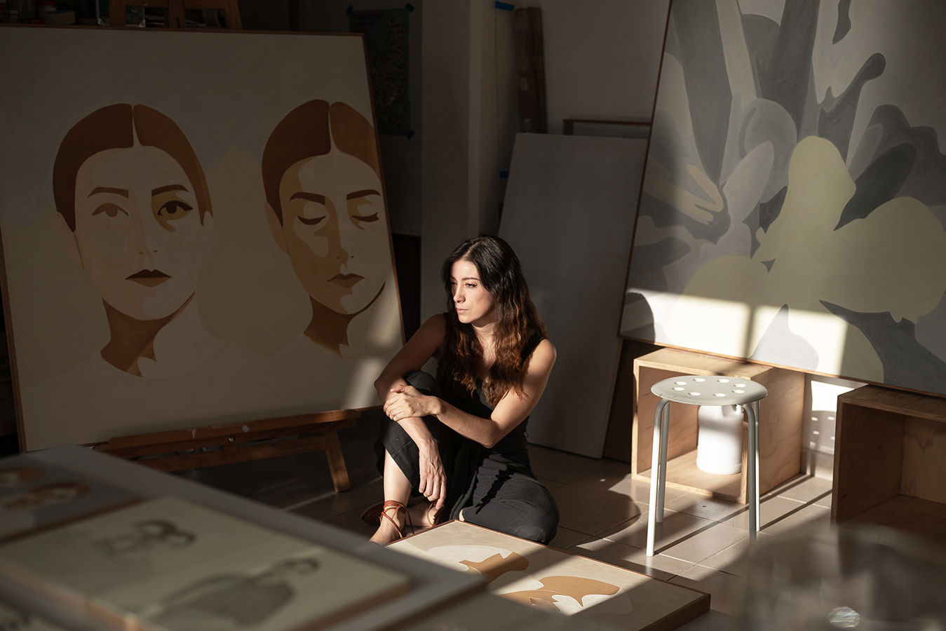 Victoria Molina en su studio