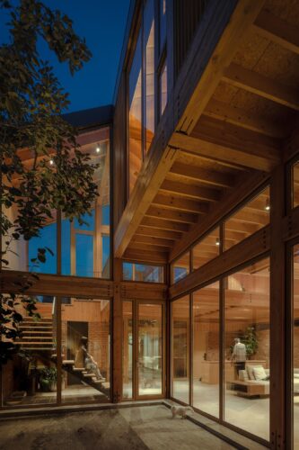 Casa de huéspedes, arquitectura china