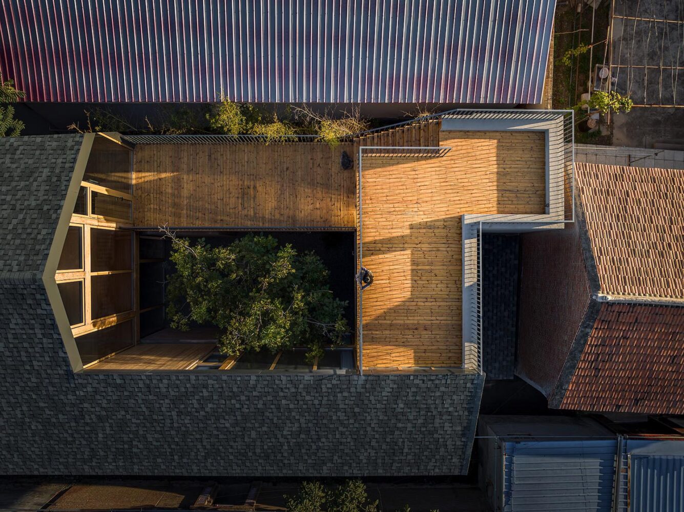 Casa de huéspedes, arquitectura china