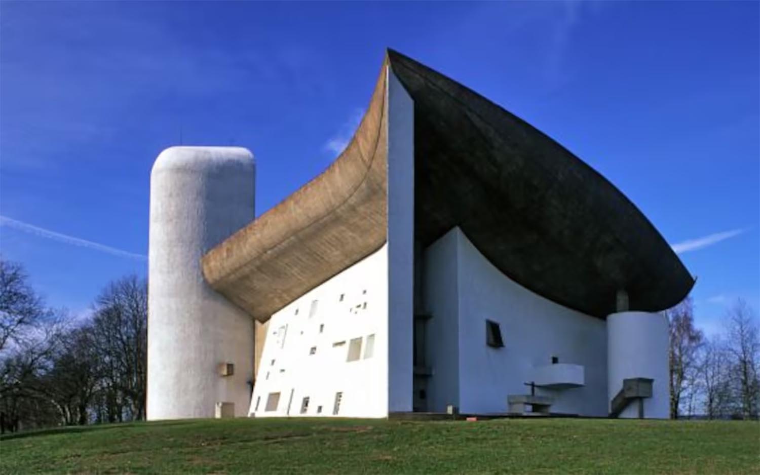 Notre Dame du Haut. Le Corbusier. Arquitectura religiosa