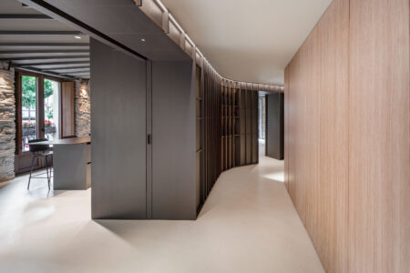 Showcooking oficinas Celebona diseñado por el estudio de interiores Perspectiva Moma en Logroño - La Rioja