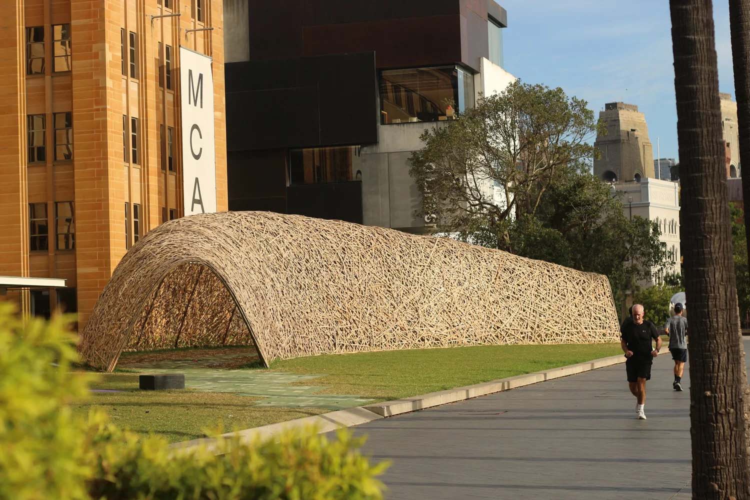 bambú, arquitectura efímera, Cave Urban