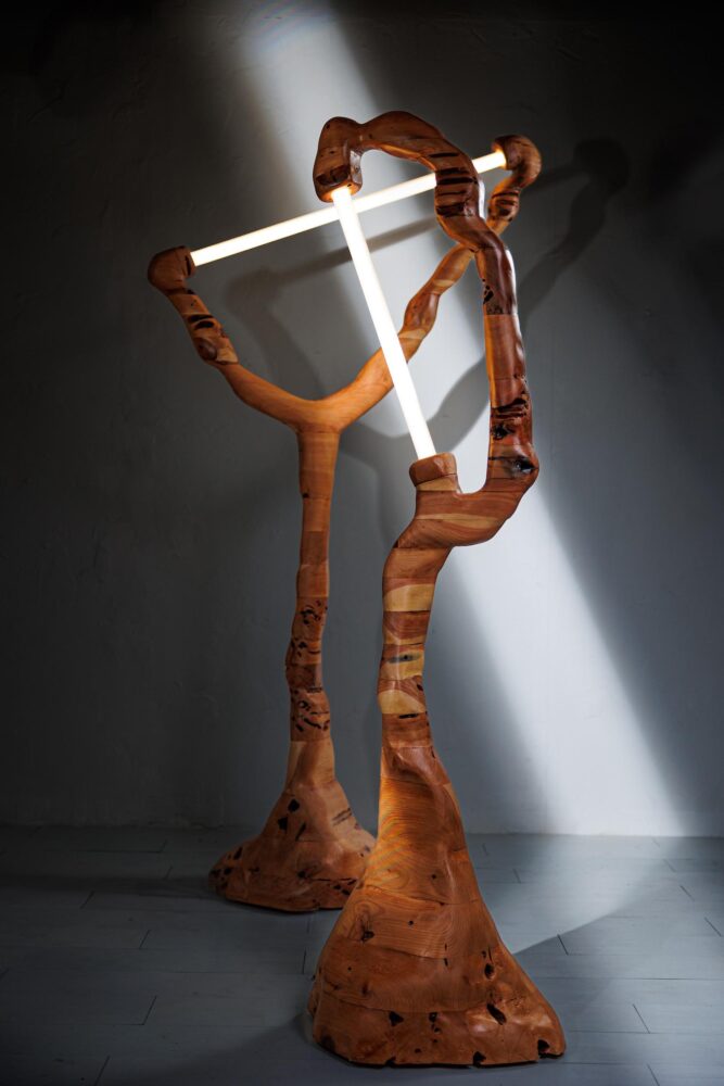 muebles de madera, diseño orgánico