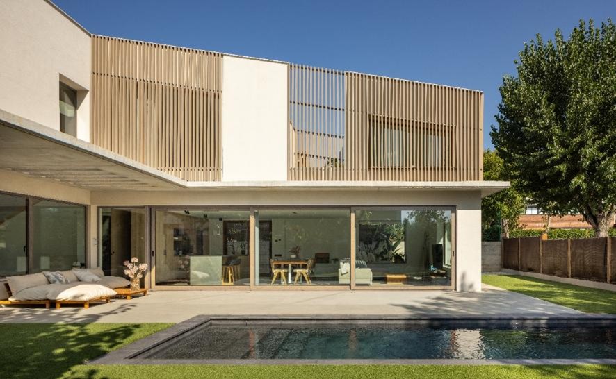 fachada de vivienda en Sant Cugat