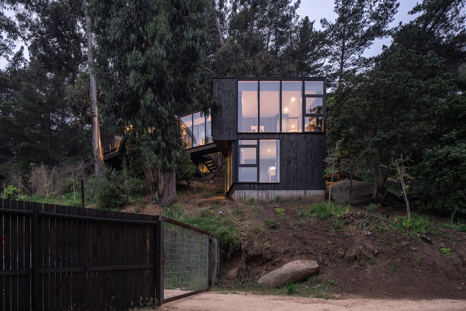 Casa tres alturas, Ignacio Correa, talud
