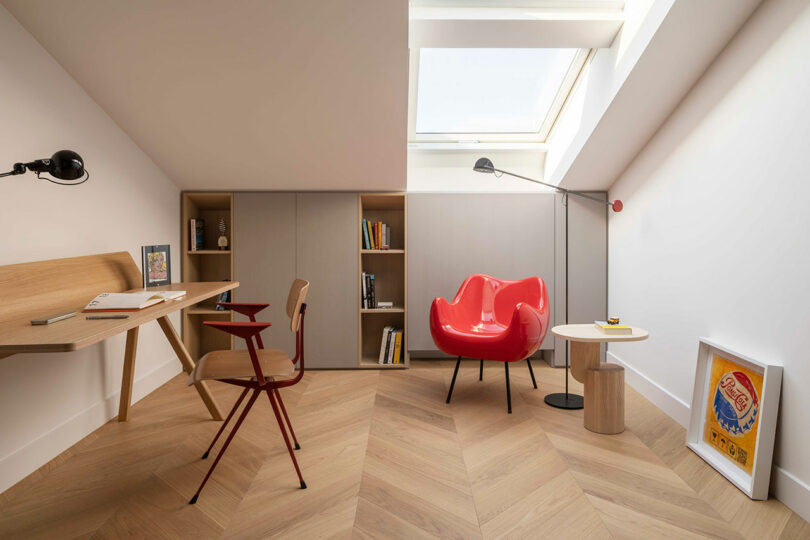 Foksal, Indoor Projekt, ático luminoso