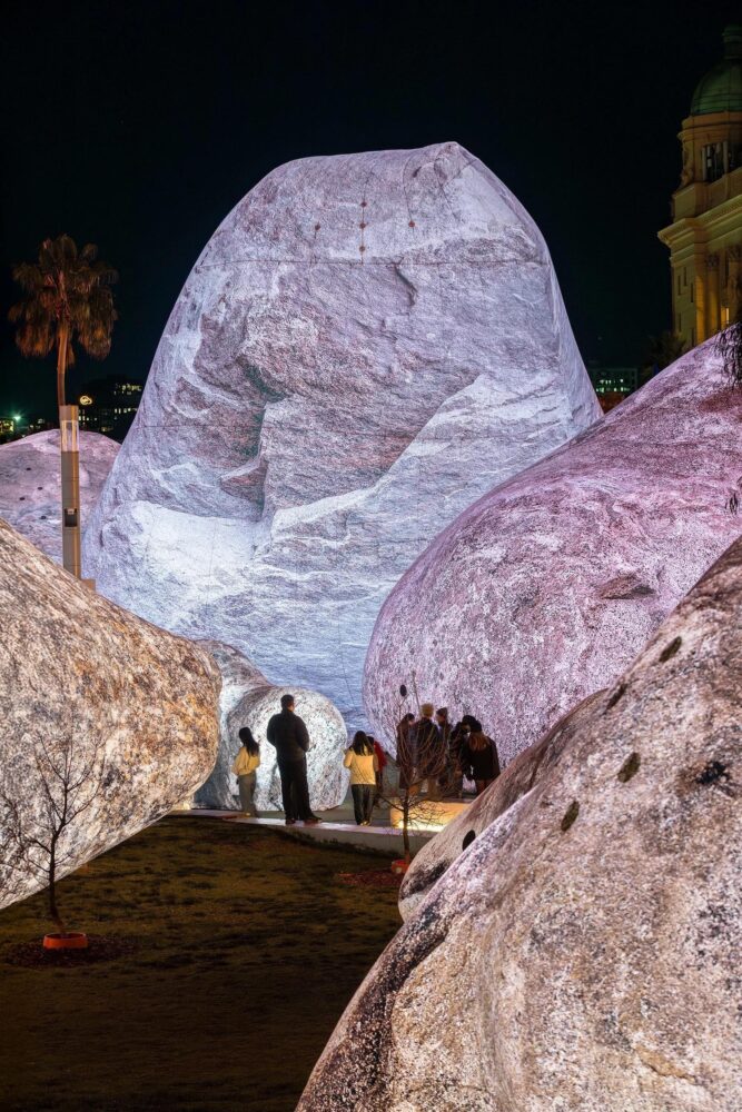 Iwagumi, land art, ENESS, Melbourne, rocas