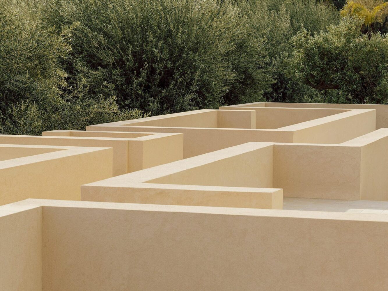 Patio House, Solum Studio, laberinto, mar de Siracusa